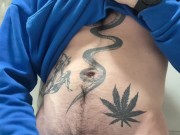 21 year old big cock jerks off and cums 16/16