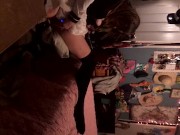 Molly Cummings on her dick 15/16