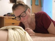 The wife of the boss sucks him 12/16