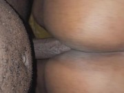 At home quicky with my wife riding my big black cock 3/16