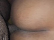 At home quicky with my wife riding my big black cock 5/16