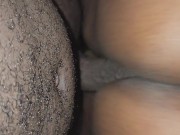 At home quicky with my wife riding my big black cock 8/16