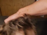 POV hot teen gives sloppy blowjob (licks cum off toes in full video on onlyfans!) 12/16