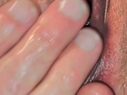 Showing Off my Insides. Extreme UpCLOSE Pussy Rubbing