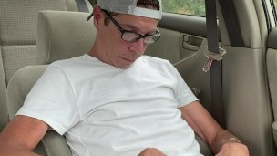 Jacking off in my car again