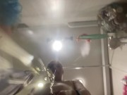 A man pisses on your face in the bathroom 2/16