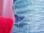 Taking A Bath After Work .Flexing My Thong 16/16