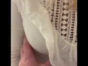 I was waiting for my boss to empty his balls twice 1/16