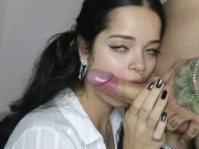 Morena  brincando com o pau grande do Wellington Prado fazendo um boquete guloso no veiudo 3/16