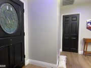 Best friend sleepover turns into THREESOME with the pizza delivery boy | Hailey Rose x Max Fills 5/16