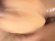 Juicy cum filled pussy before work 11/16