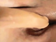 Juicy cum filled pussy before work 15/16