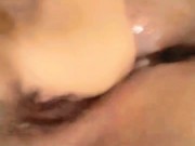 Juicy cum filled pussy before work 3/16