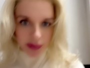 Open pussy in a public restroom! Together where it is forbidden to take pictures with your phone! 4/16