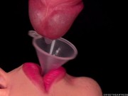 CLOSE UP: BEST MOUTH For Your CUMSHOTS! HOTTEST CUM MOUTH COMPILATION! MILKING - FORESKIN - CONDOM! 14/16