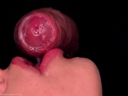 CLOSE UP: BEST MOUTH For Your CUMSHOTS! HOTTEST CUM MOUTH COMPILATION! MILKING - FORESKIN - CONDOM! 7/16