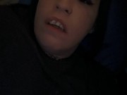 Imagine what a big fat cock would do to me. Yikes! 9/16