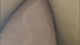 Provando meu dildo