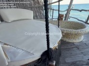 VLOG TULUM - Risky fuck on the terrace of my hotel room 10/16