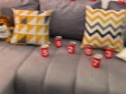 Hot and Sexy Mini Golf Girls Contest in a Handjob Challenge to make a cock Cums first Game 2/16