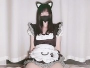a beautiful cosplay girl is masturbating.I am not a hkdoll 16/16