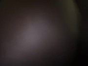 My ebony stepsister made me cum in her and keep going 14/16