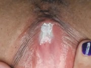 Playing with his cum 15/16