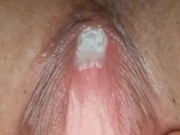 Playing with his cum 6/16