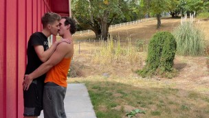 Blowjobs by the barn