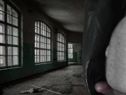 Cumshot on Girlfriend's super soft Vegan Leather Pants 15/16