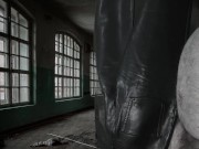 Cumshot on Girlfriend's super soft Vegan Leather Pants 2/16