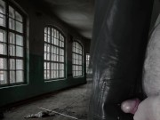 Cumshot on Girlfriend's super soft Vegan Leather Pants 4/16