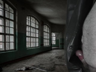 Cumshot on Girlfriend’s super soft Vegan Leather Pants