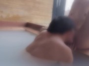 PokoPooh 湯けむりの中でクンニイキ💕 온천에서 쿤니이키💕 3/16