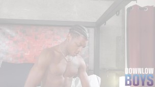 Hot Jock Tries His Friend's Cock For The 1st Time