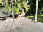 Step Mom helps Step Son to cum quick in her panties and pull them up MILF 3/16