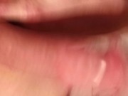 Huge cum shot on my chest 11/16