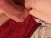 Huge cum shot on my chest 14/16