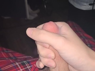 Virgin dick cums without being touched