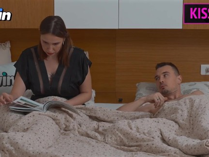 Horny Step mom jerks off step son to helps cum in share bed thumbnail
