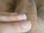 Dick play hotel shower room