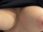 Italian Big tits Milf Hot solo Close up Big boobs and smoke for the camera OF@ArtemisiaLove101 10/16