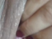 Concha mojada y tetas llena de leche 💦 4/16