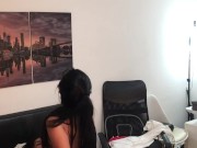I fuck my girlfriend with a strap-on until she has an orgasm 15/16
