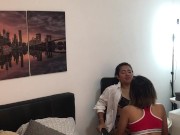 I fuck my girlfriend with a strap-on until she has an orgasm 2/16