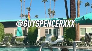 Nude Resort Boner in pool