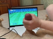 He tries to play FIFA while she plays with his COCK!!! (Man City vs Liverpool) 15/16