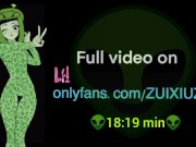 Alien Girl! Babando, esguichando e fodendo muito a minha buceta alienígena