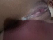 🤤se masturba y ve television que rico creamy pussy 💦 16/16