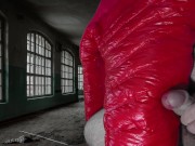 Cuming on soft shiny pink Titanium Girlfriend's Jacket 14/16